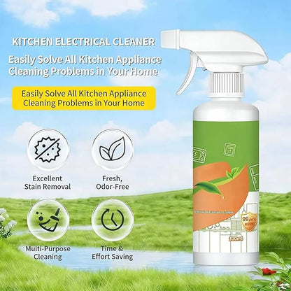 Electrolyzed Ion Kitchen Cleaner Spray, Cleanse Kitchens Appliance Cleaner, Fast-Acting Degreaser, Multi-purpose Household and Kitchen Cleaning Spray for Kitchen Appliances Oven, Stove (1)