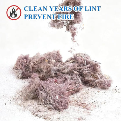 2 Pack Dryer Vent Cleaner Kit - Long Flexible Lint Brush for Dryer Vents, Refrigerator Coils, and Radiators - Household Cleaning Supplies (2, 1 Short+1 Long)