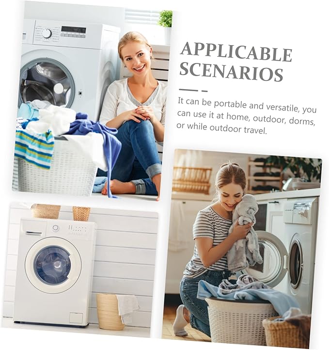 GLEAVI Foldable Laundry Basket Mesh Laundry Basket for Dorm for Bathroom Bedroom