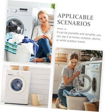 GLEAVI Foldable Laundry Basket Mesh Laundry Basket for Dorm for Bathroom Bedroom