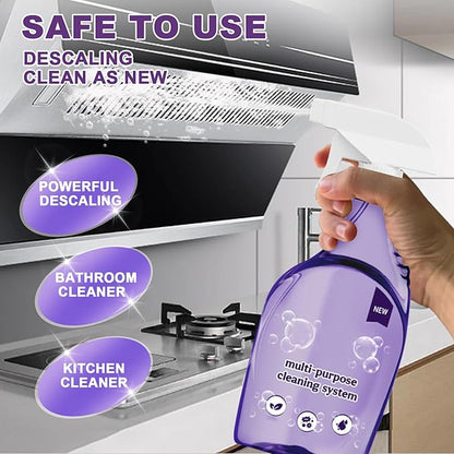 Wanban The All-In-One Multi Purpose Cleaning System with Cleaning Tablets - Cleaning Spray for Every Stain - Cleaner(1 Bottle+18Tablet)