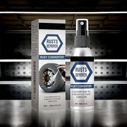 Quick Drying Rust Stain Remover - Metal Rust Remover, Effortless Metal Restoration | Excellent Tarnish Cleaner Spray, 30ml Seamless Kitchen Rust Converter for Utensils, Auto Parts, Tools