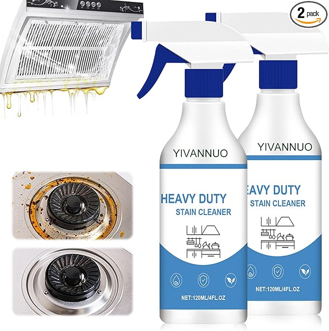 2PCS Foam Cleaner All Purpose, Kitchen Cleaning Spray, Kitchen Grease Cleaner for Pots, Countertops, Ovens