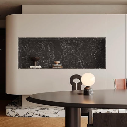 Dimoon 15.7"x78.7"Wall Paper Peel and Stick Modern Gray and Silver Contact Paper Removable Self-Adhesive Stick on Wallpaper Waterproof Countertops Wallpaper for Kitchen Bathroom Vinyl Roll