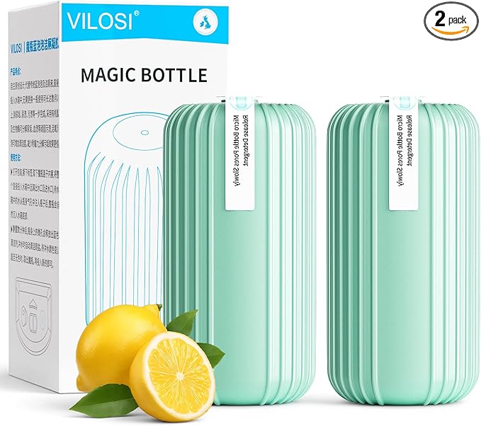 Acina 2Pcs Toilet Cleaner for bathroom: Toilets Cleaners Pro for Toilet Bowl, Drop-in Tank Cleaning, Eco-Friendly, Powerful Stain & Odor Removal, Safe for All Toilets, Home & Travel