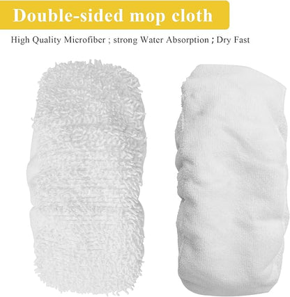 Ximoon Reusable Mop Pads Replacement Washable Mop Head for Oreck Steamer Mop - 6 Pack