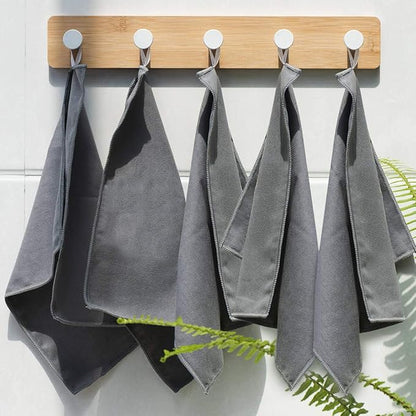 ZHIDIAN Screens Cleaning Microfiber Suede Cloth, 8Pack Streak Free Lint Free Large Rag for Car Screen, TV, Computer, Camera Lenses, Phones, Electronics Devices & All Delicate Surface, 12x12in