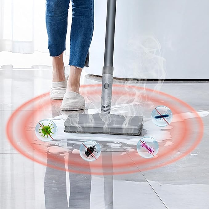 6-Pack - FEPPO Universal Steam Mop Replacement Microfiber Pads - Compatible with FEPPO Steam Mop & Most steam mops - Washable, Durable Pads for Floors, Hardwood, Tile