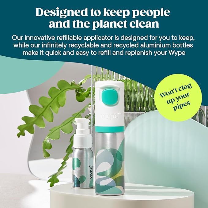 Wype | On The Go Bundle | Toilet Paper Gel | Flushable & Convenient Wet Wipes Alternative | Vacation Essentials | 3 x 1 fl oz