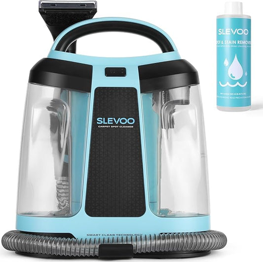 Carpet Cleaner Machine 11Kpa Strong Suction, New 450W Powerful Motor, Portable Upholstery Cleaner with Spot Cleaner, Stain Remover for Pet Accident, Rugs, Carpet and Upholstery Blue
