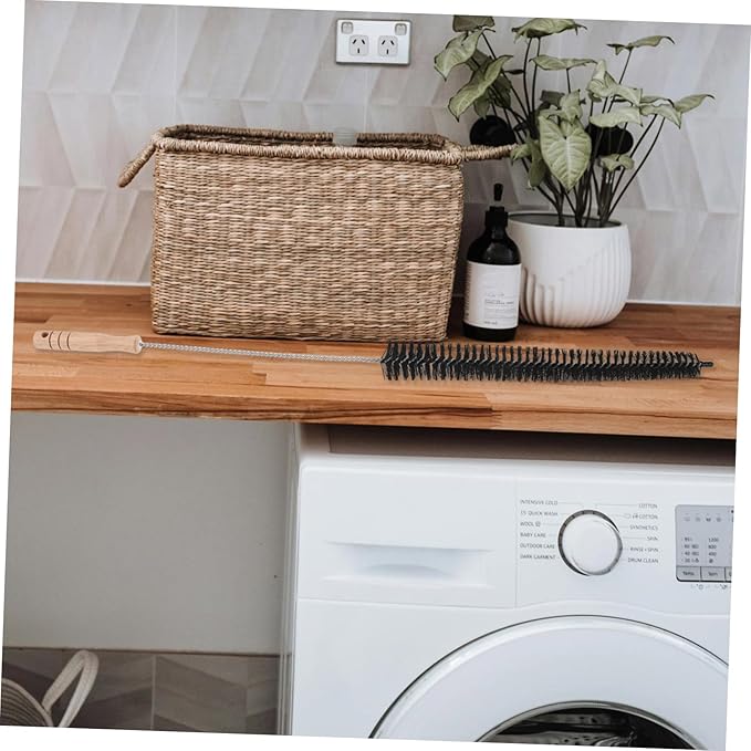 NOLITOY Dryer Vent Cleaning Brush Set 2-Piece Coil Brush Flexible Lint Cleaner Long Handle for Easy Access for Washing Machine Dryer Maintenance