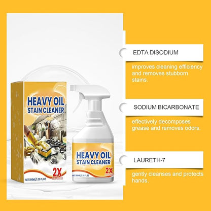 Kitchen Degreaser Tackles Oven Grime Cooktop Residues Food Splatters Works on Porcelain Metal Kitchen Degreaser for Stove