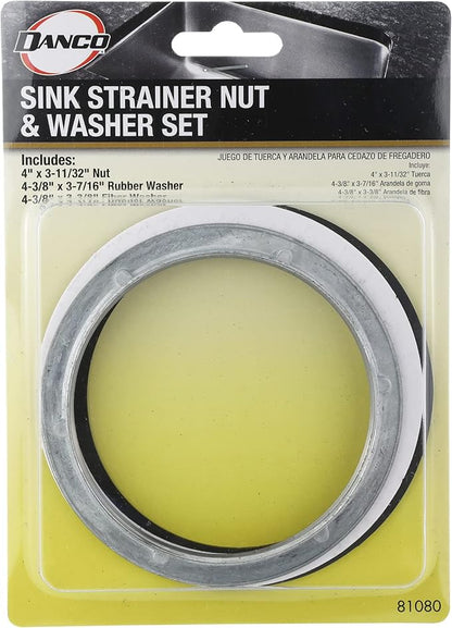 Danco 81080 Sink Strainer Nut and Washer Set