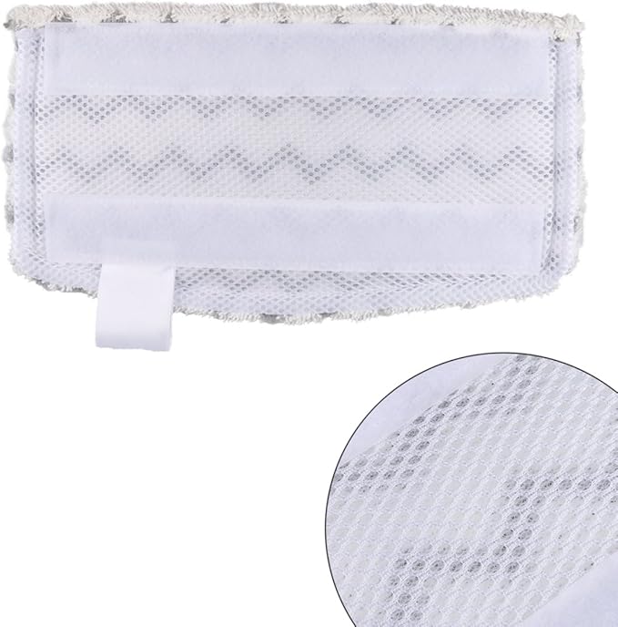 5 Packs Steam Mop Pads Replacement Hard Floor Cleaner for Vacuum Cleaner S1000A S1000C S1000WM S1001C