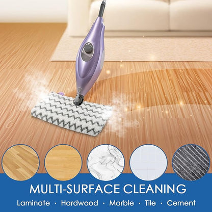 Upgraded Scrub Steam Mop Pad for Shark Steam Pocket Mop S3501 S3601 S2901 S2902 S3550 S3801 S3901 SE450 S3601D S3901D, Steam Mop Replacement Pads for All Hard Floors, 3 Pack