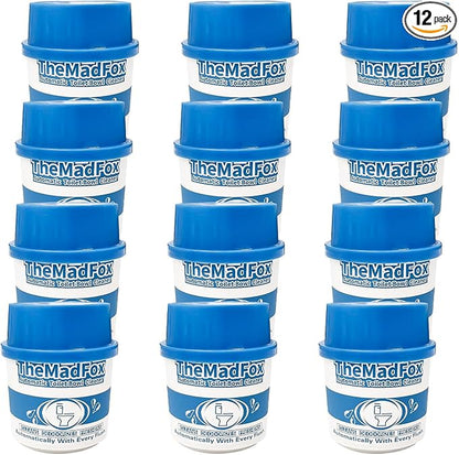 12 Pcs Enzyme Toilet Bowl Cleaner Bottle, Automatic Self-Acting Toilet Tank Cleaner, Enzyme-Powered Stain & Limescale Prevention, Long-Lasting Deodorizer, Safe for Plumbing & Septic Systems