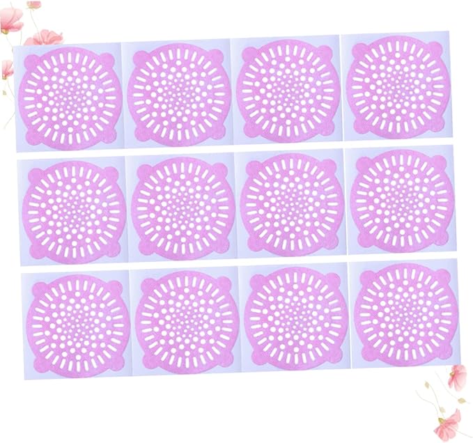 Bathroom Sink Drain Filter 30pcs Disposable Hair Filter Non-Woven Fabric Block Easy to Install and Clean