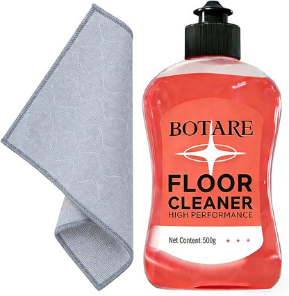 Floor Cleaner Liquid for Mopping, Household Deep Cleaning Solution for Wood,Hardwood,Tile,Laminate,Marble & Porcelain & Bathroom,Sakura Scent,17.6 Fl Oz Each(1 Bottle+1 Cleaning Cloth)