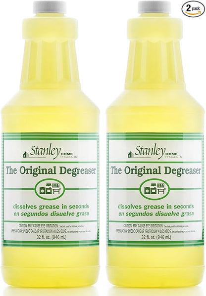 Fuller Brush Original Degreaser - Removes Stubborn Grease & Grime - Powerful Multipurpose Cleaning Solution for Home & Commercial Use (2 Pack)