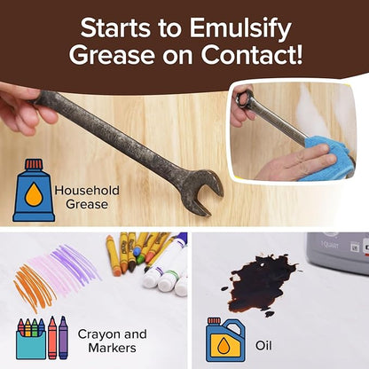 Bull Shot Degreaser Pro MAX, Super-Concentrated Foaming Degreaser & Cleaner, AS-SEEN-ON-TV, Made in USA, Shake, Point & Spray, Emulsifies Grease & Grime, Glue & Tape Residue, Oil & More