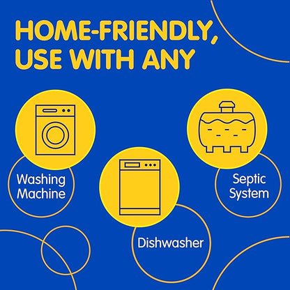 Plink Fizzy Drain Freshener and Cleaner, Prevents Clogs and Removes Odors in Household Sinks, Lemon Scent, 6-Pack