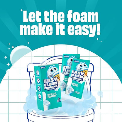 Scrubbing Bubbles Easy Clean Foaming Toilet Bowl Cleaner, Easy Drop In Powder Pouches, 100g (2 Pouches) (Pack of 6)
