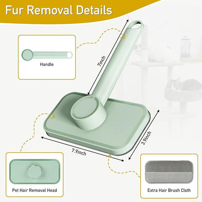 Pet Hair Remover – Reusable Lint Remover for Dog and Cat Hair Electrostatic Lint Brush Magic Pet Hair Removal Tool for Clothes, Couch, Carpet, Car, Rugs, Bedding, Fabric Furniture