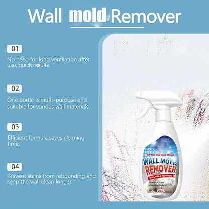 Highly Effective Removal Spray, 8.12 Fl.Oz Wall Cleaner Spray, 2026 New Multifunctional Cleaning Solution, Powerful Stain Remover for Wood, Tile, Fabric, Kitchen & Bathroom Surfaces (2PC)
