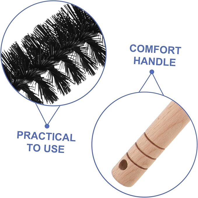 NOLITOY Dryer Vent Cleaning Brush Set 2-Piece Coil Brush Flexible Lint Cleaner Long Handle for Easy Access for Washing Machine Dryer Maintenance