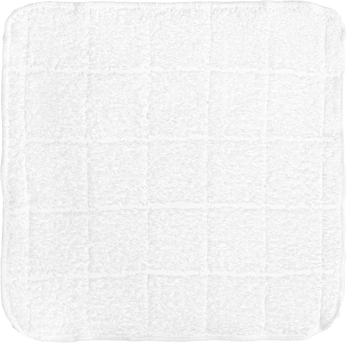 Arkwright Dish Towels for Kitchen - (Pack of 12) Soft, 100% Cotton Terry Dishcloths, Highly Absorbent & Quick Dry, Washcloths for Washing, Drying, and Cleaning Dishes, 12 x 12 in, White