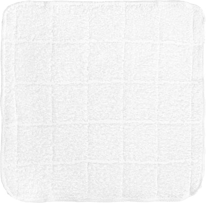 Arkwright Dish Towels for Kitchen - (Bulk Case of 144) Soft, 100% Cotton Terry Dishcloths, Highly Absorbent & Quick Dry, Washcloths for Washing, Drying, and Cleaning Dishes, 12 x 12 in, White