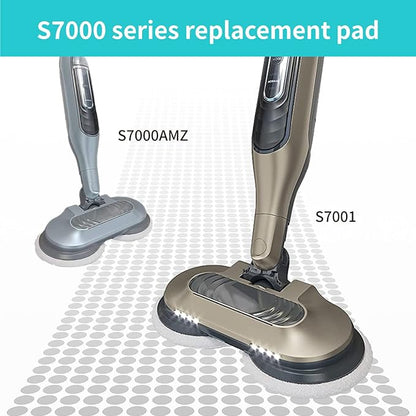 AIR U+ S8201 Pads Replacement Steam Mop Pads for Shark S8201 S7001 S8001 S7201 S7000AMZ S7000 S7005 S7020 S7001C Series Steam & Scrub All-in-One Scrubbing Mop, 4 Pack