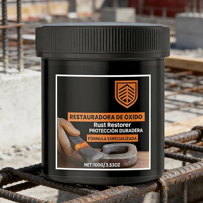 Rust Converter, 100g – Stain Remover Agent Iron, Cleaner Furniture Bathroom Garage, Plumbing Marine Industry Outdoor Machine | Furniture Bathroom Garage Plumbing Marine Industry Outdoor Machine