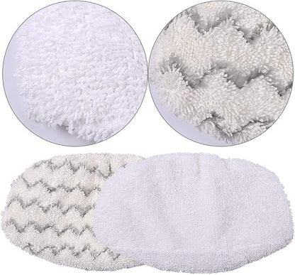 KEEPOW Steam Mop Pads Compatible with Bissell Powerfresh 1252, 1606670, 1543, 1543A, 1132, 1652, Fit Symphony Hard Floor Vacuum Steam Cleaner Series (6 Pack)