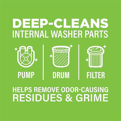 Affresh Washing Machine Cleaner, Helps Power Away Odor Causing Bacteria & Grime Deep Inside Pump, Valve & Hoses, 12 Time Release Tablets, 1 Year Supply