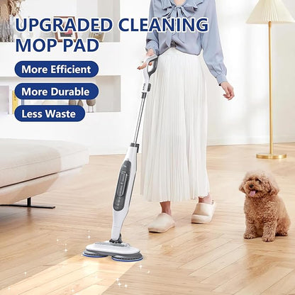 Upgrade S7000 Replacement Steam Mop Pads Kit for Shrak,S8201 S8001 S7001 S7201 S7000AMZ S7005 S7020 S7001C，All-in-One Hard Floor Steam Mop (6, Blue)