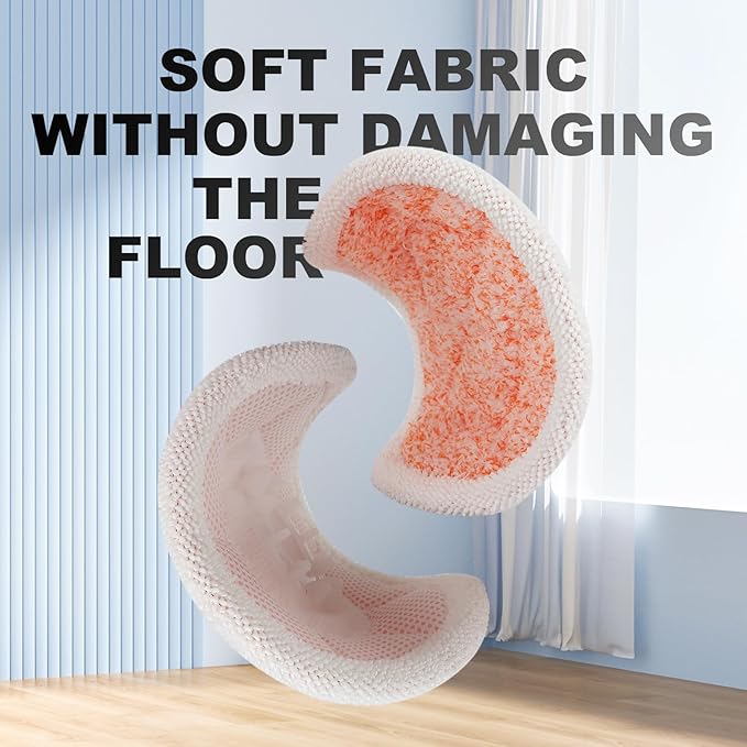 Pads for Shark Steam Scrub Mop: 12 Pack Spin Mop Refills Fit for Shark S7000 S7001 S7000C S7201 S7000AMZ S8201 S8001 Steam and Scrub Pads - Hard Floor Steam Mop Washable Pads S7001TGT