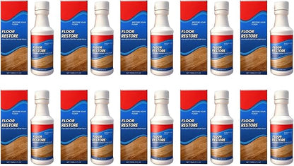 SakerPlus Floor Restore Cleaner, High-Solid Floor Polish for Shine Renewal & Protective Layer, Helps Reduce the Look of Small Scratches, Quick-Drying Clear Finish 5 fl oz (10-Pack)