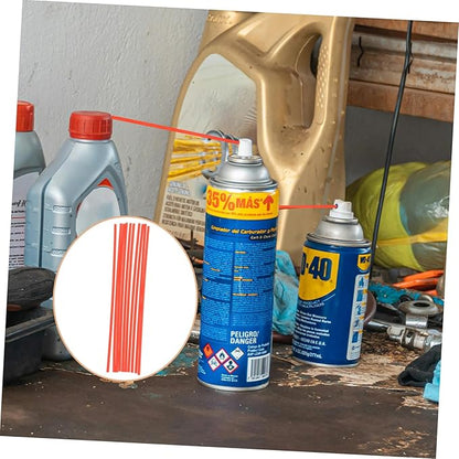 50pcs Spray Can Straws Rust Remover Nozzle Extensions for Home Car Maintenance