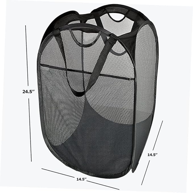 Folding Laundry Storage Container for Dirty Clothes Design Capacity Black Versatile Basket for Toys Blankets
