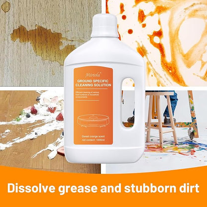 Sweet Orange Scent Floor Cleaning Solution Compatible with Dreame Cleaning Solution, Floor Cleaner for Hardwood Tile Hardfloor, Compatible Robot Vacuums with Mopping and Wet Dry Vacuum (2 bottles)