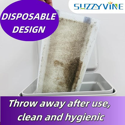 SUZZYVINE Mopping Pads Refills for Wet Jet Mop, Hardwood Floor Cleaner Spray Mop Pads, Wet Jet Mop Pads All Purpose Multi Surface Sweeping Refill 11.8" x 5.91", 30 Counts
