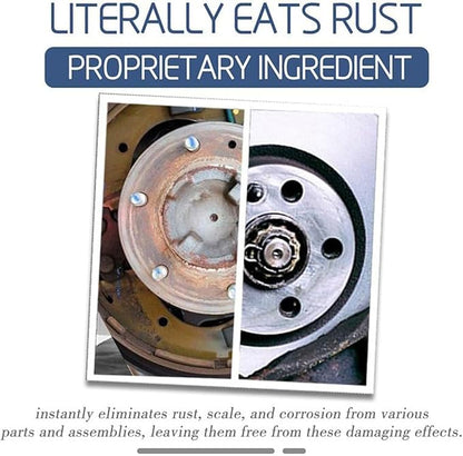 Quick Drying Rust Stain Remover - Metal Rust Remover, Effortless Metal Restoration | Excellent Tarnish Cleaner Spray, 30ml Seamless Kitchen Rust Converter for Utensils, Auto Parts, Tools