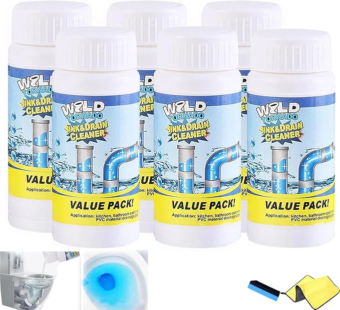 High Speed Drain Cleaner Foaming Powder, Pipeline Dredging Agent, Sink and Drains Cleaners, Sink & Drain Cleaner, Wild Sink and Drains Cleaners