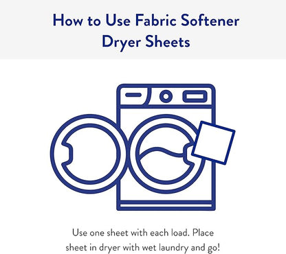 The Clean People Fabric Softener Dryer Sheets - Softens & Removes Static Cling - Vegan - Made with Essential Oils - Spring Scent, 120 Sheets