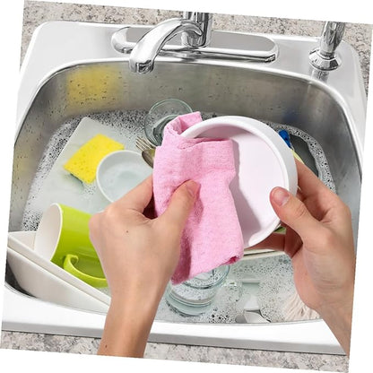 GALPADA 4pcs 100% Cotton Dish Towels Set Absorbent Kitchen Cleaning Cloths Lint-Free Sturdy Dish Wipe Cloths for Washing and Household Cleaning