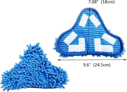 Pack of 3 H2O Steam Mop X5 Pads Washable Reusable Microfiber Cleaning Steamer Replacement Pads for H20 Steam Mop Cleaner