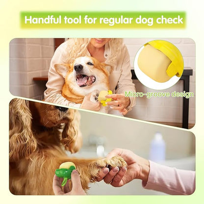 2 Pcs Protable Mini Lint Rollers, Reusable Washable Lint Rollers for Clothes Car Seats with Protective Cap, Travel Portable Lint Roller - Fits in Wallet, Pet Hair Remover(Yellow)