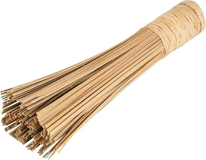 Restaurantware Bamboo Wok Brush 1 Pack 11 Inches Bamboo Bristle Scrubber with Ergonomic Long Handle, Cleaning Tool for Stuck Food, Durable Kitchen Brush Scrubber
