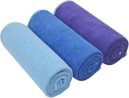SINLAND Microfiber Gym Towels Super Absorbent Compact Travel Workout Towel Quick Dry Camping Sweat Towel for Sports Beach Swimming Backpacking Hiking and Yoga Men Women 16 Inch X 32 Inch